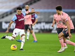 West Ham score 3 to keep up Euro hunt vs Blades.